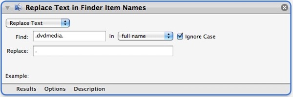 Automator Workflow