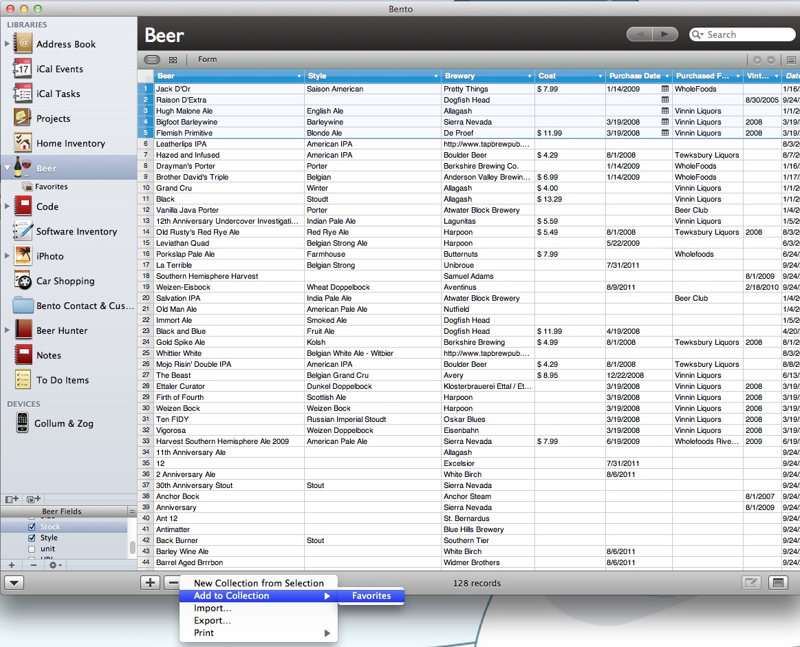 Manual List Creation