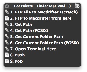 Finder Palette