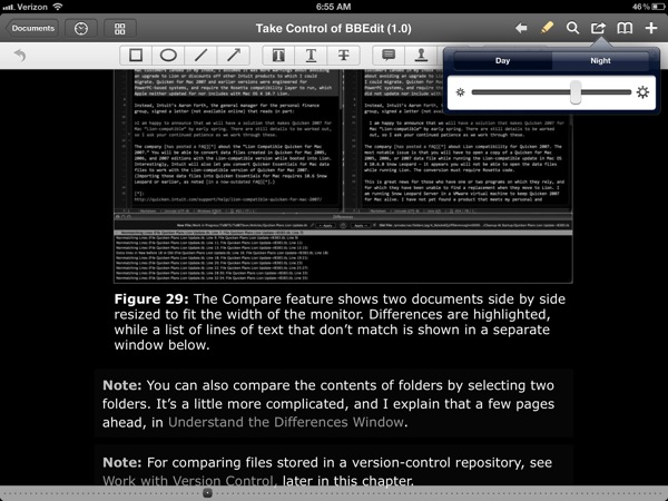 PDF Expert Night Mode