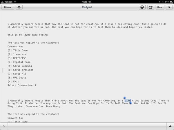 Example Script Results
