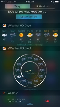 eWeather Forecast Widget