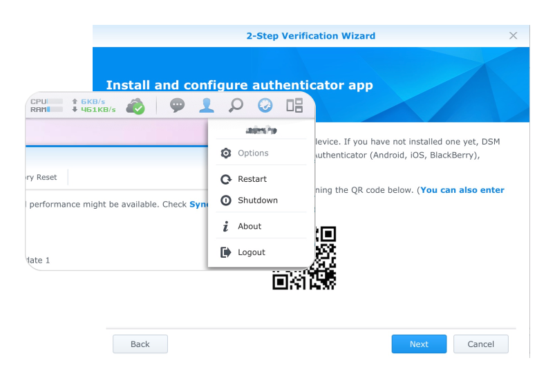 2FA with a Synology