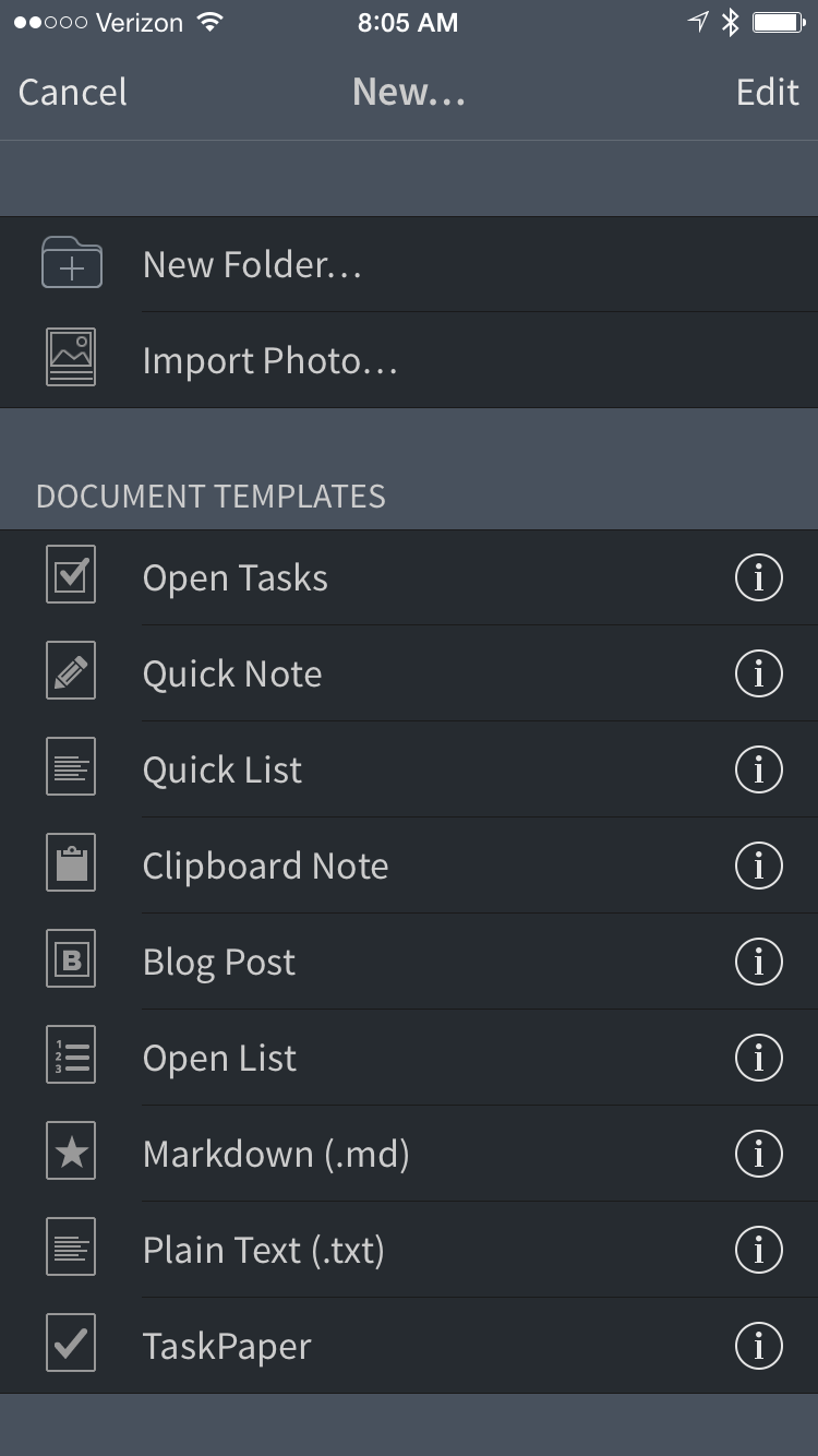 Document Templates