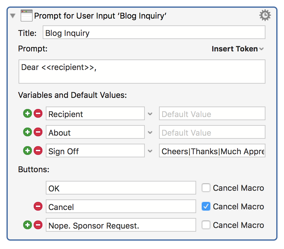 Input Form