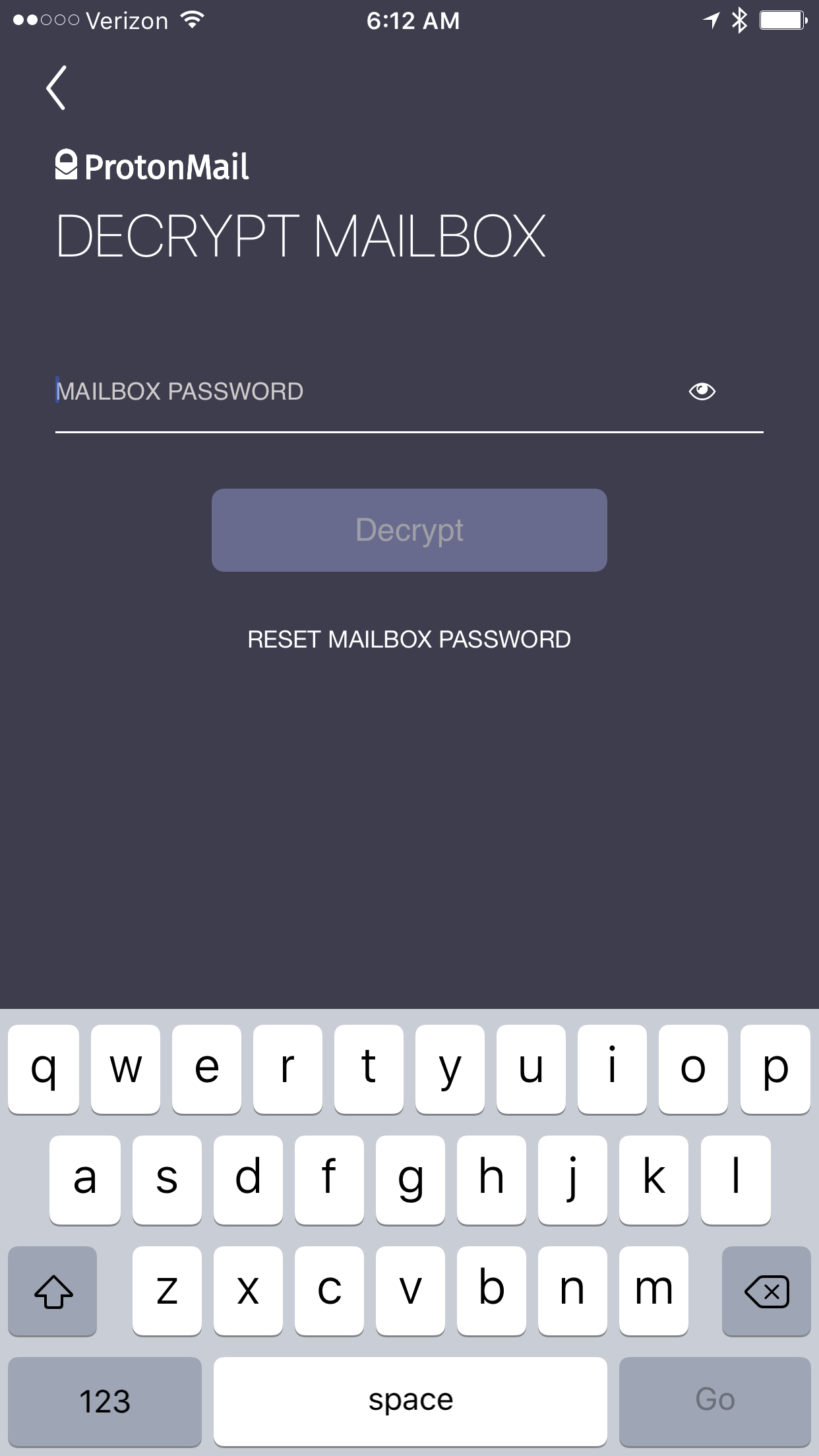 Decrypt Mailbox