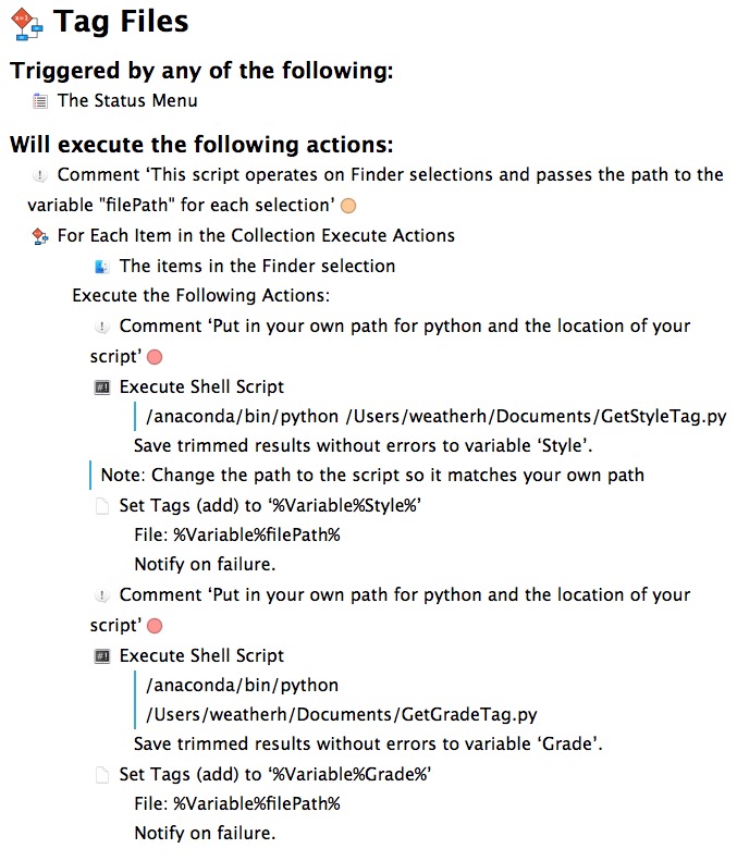 Keyboard Maestro Tag Macro