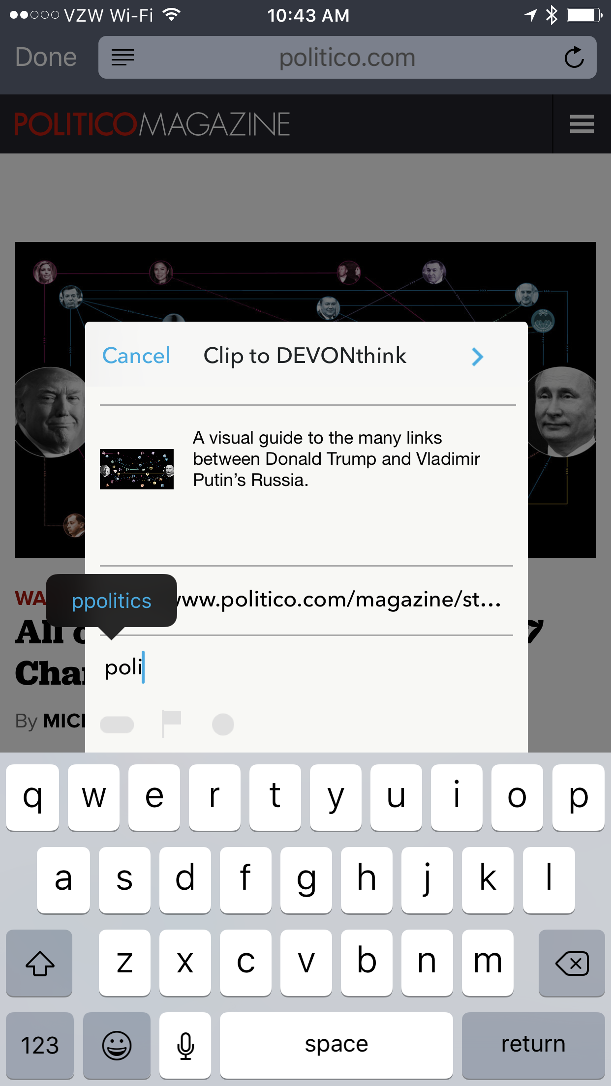 Tag suggestion