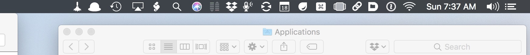 Menu Bar