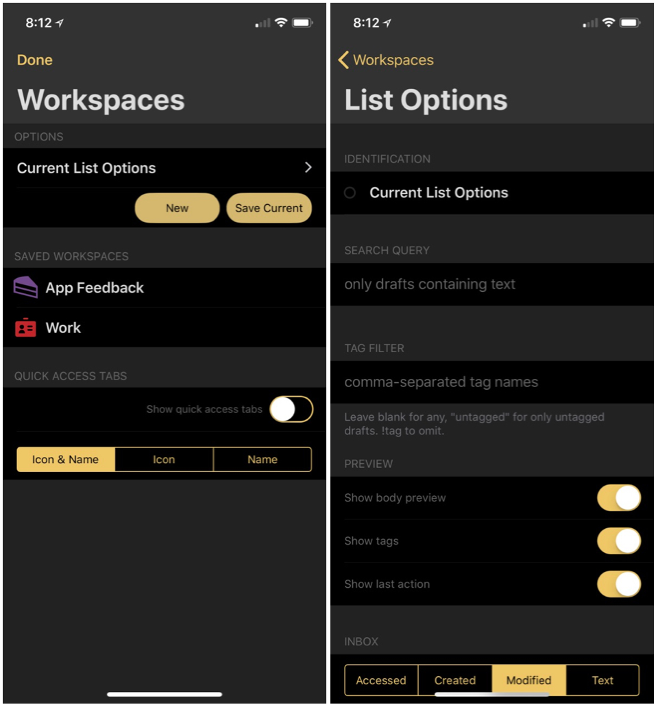 Configure Workspaces