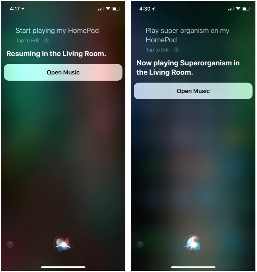 Siri AirPlay