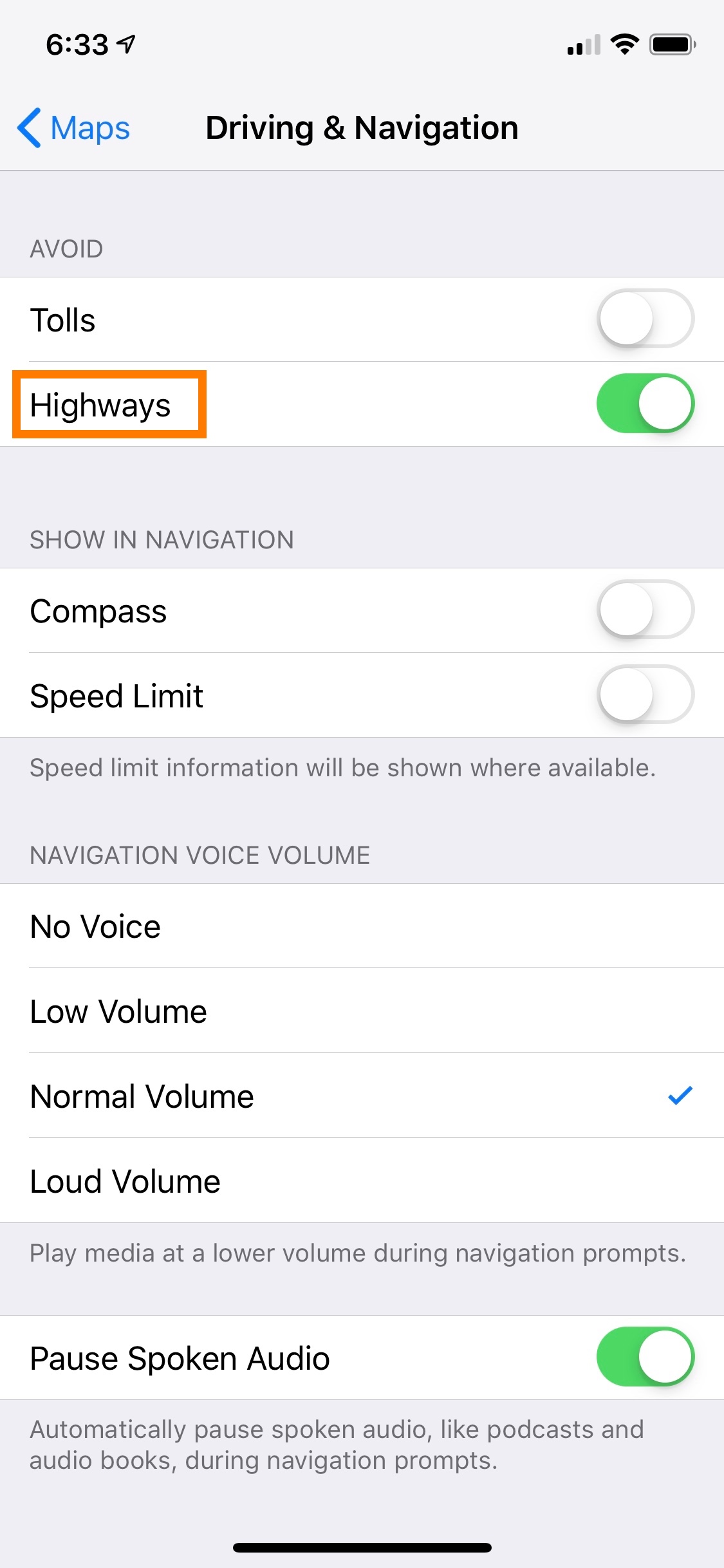 Routing Option