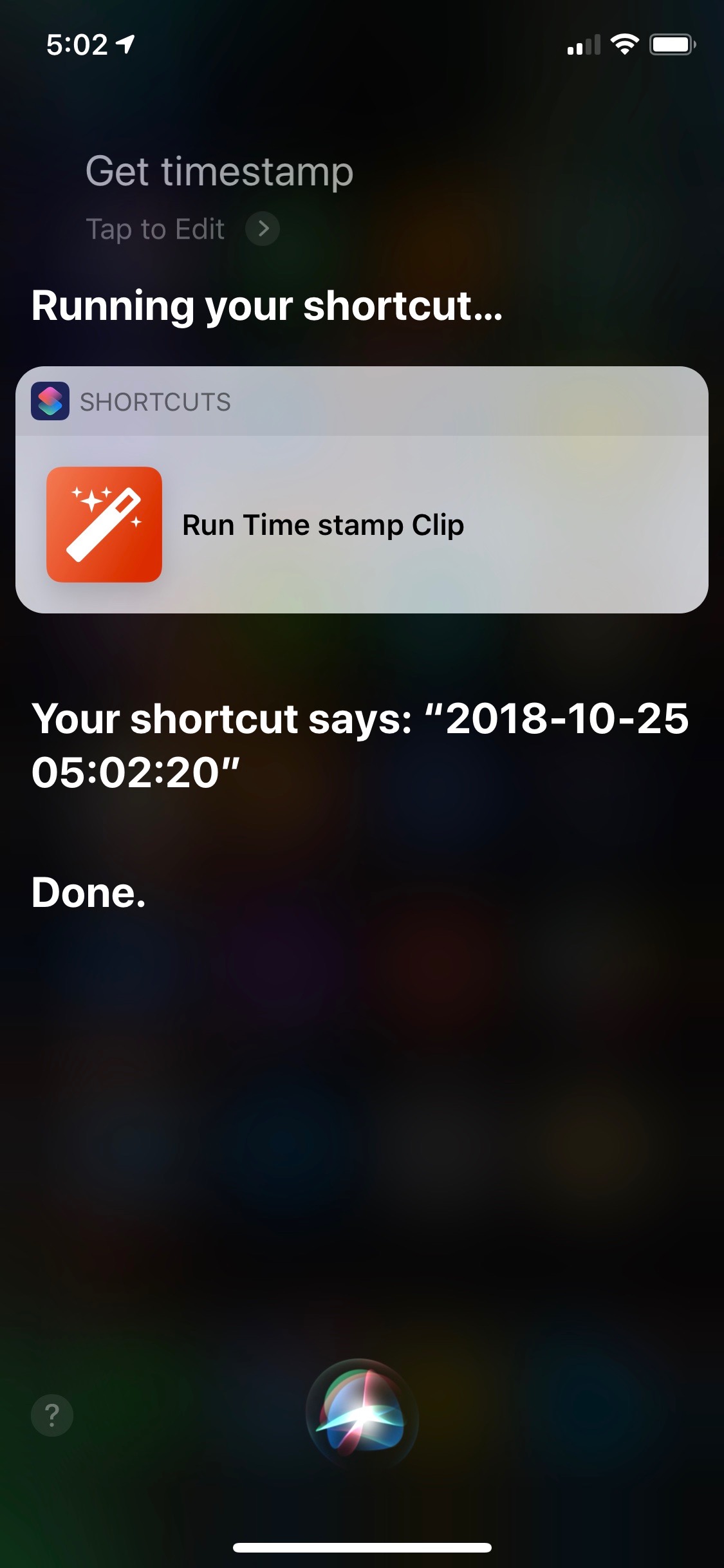 Timestamp