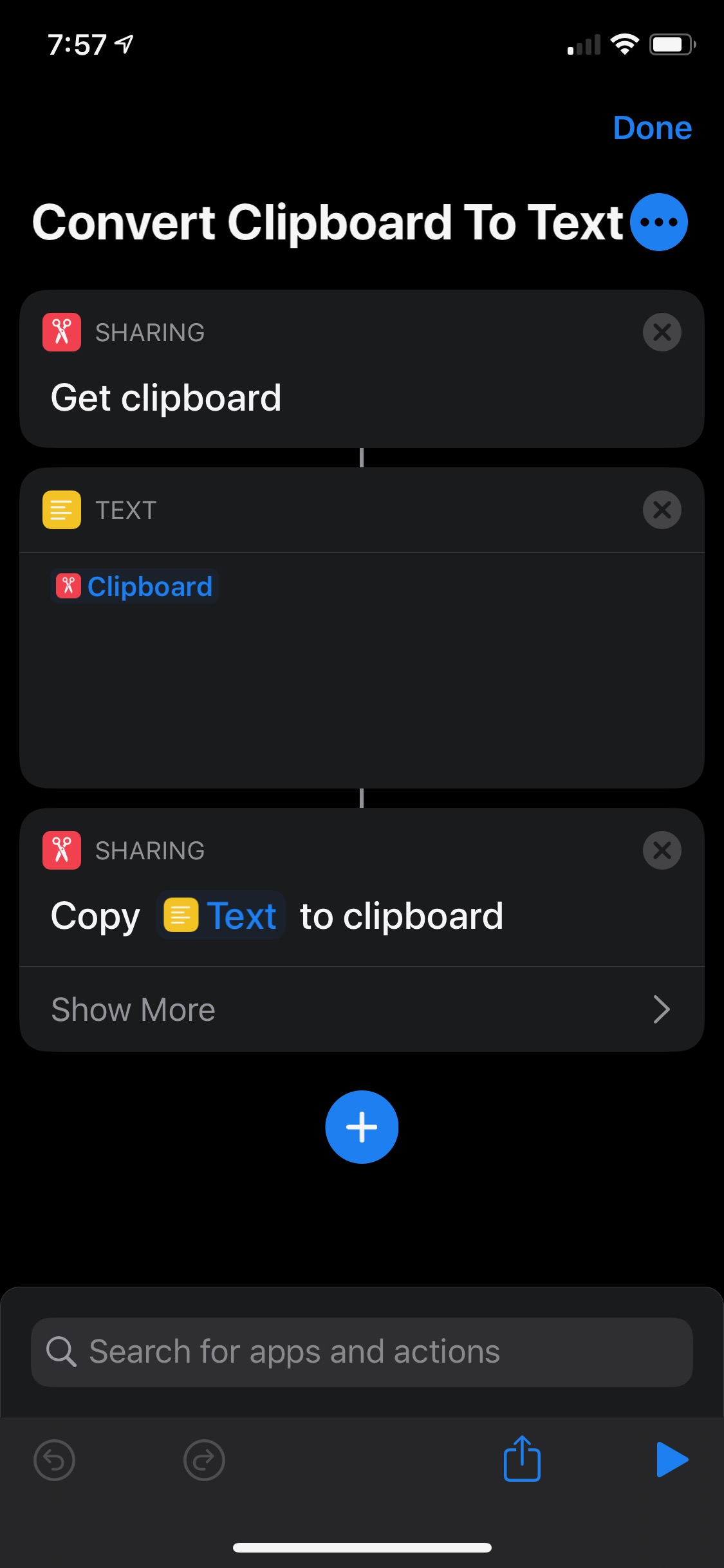 Text Shortcut