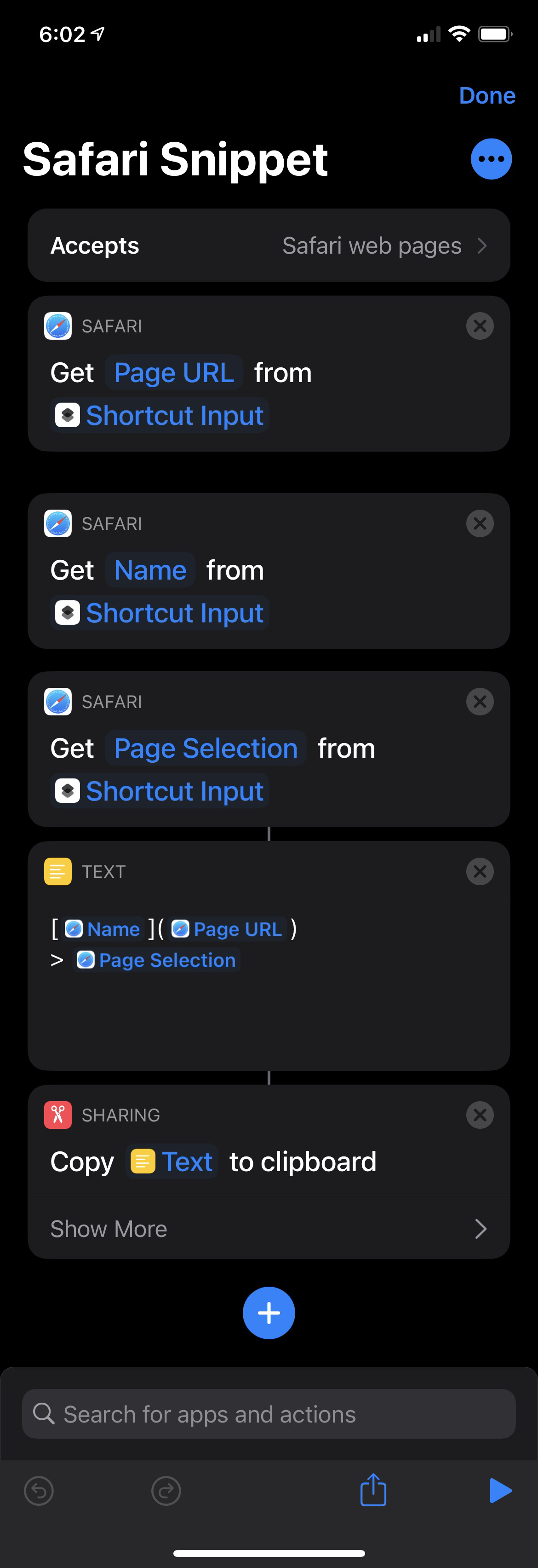 Shortcut