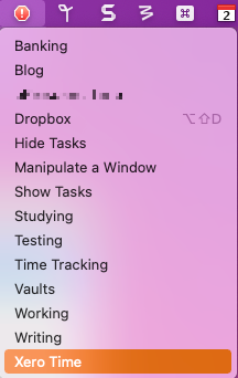 Menu Bar Macros