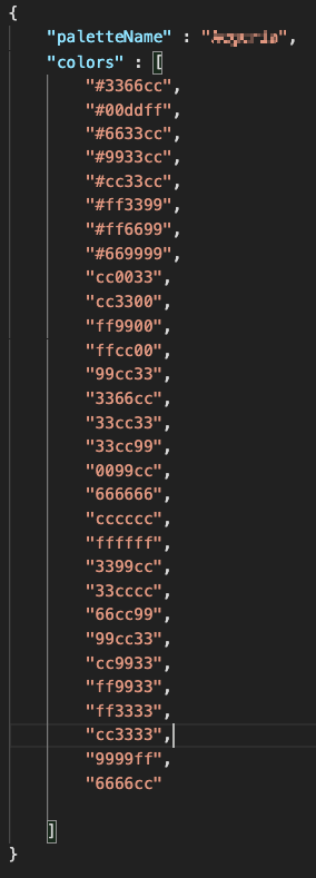 ColorWell Data Format