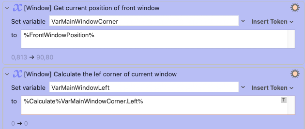 Window Calculations